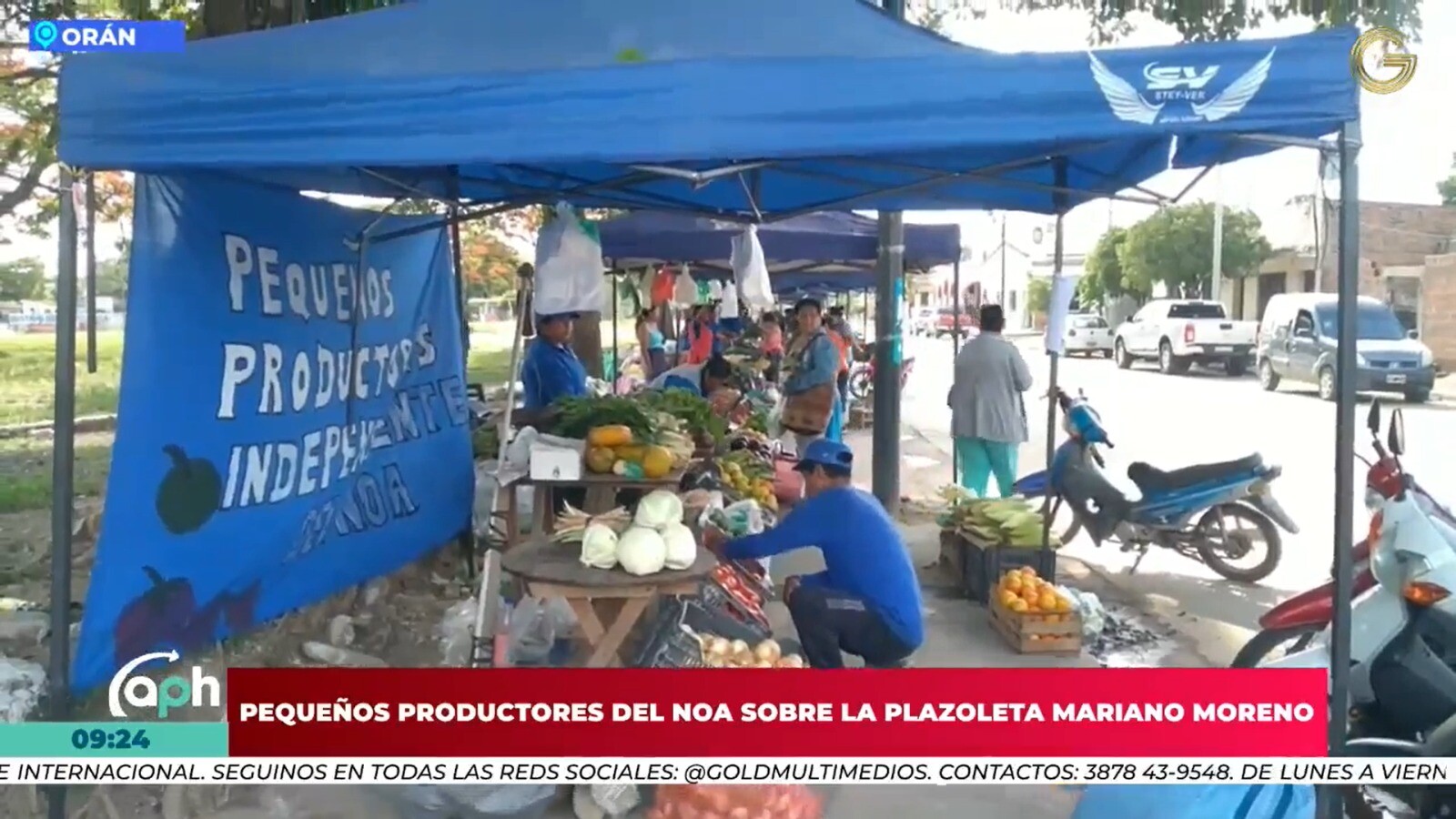 13310d18-12b2-479a-8705-eac6e24bf86d.jpg Pequeños productores del NOA sobre la plazoleta Mariano moreno