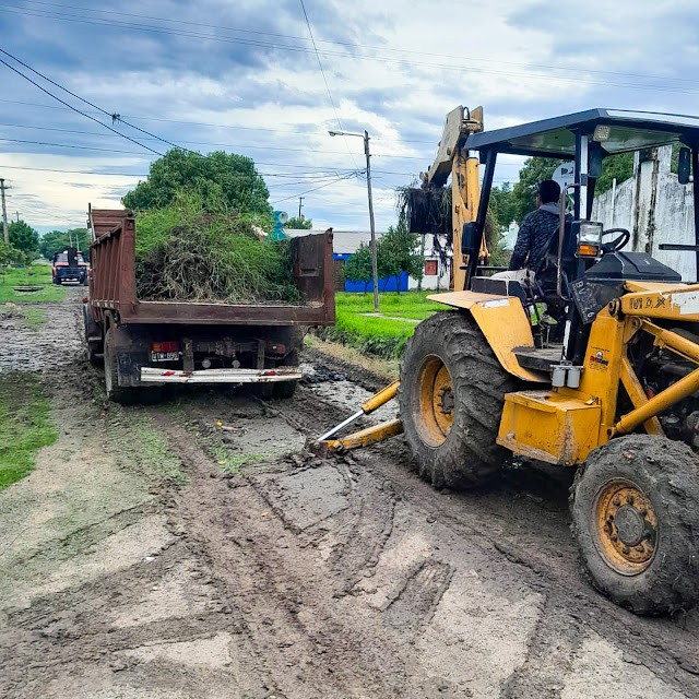 El plan de acción comunal se centró en el mantenimiento de los desagües pluviales