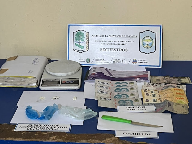 1.jpg Las Lomitas: Detuvieron a una mujer y secuestraron cocaína