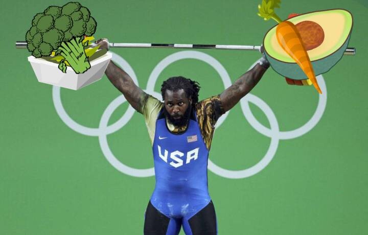 Vegano y levantador de pesas: así es el atleta más fuerte del equipo Olímpico de EE.UU.