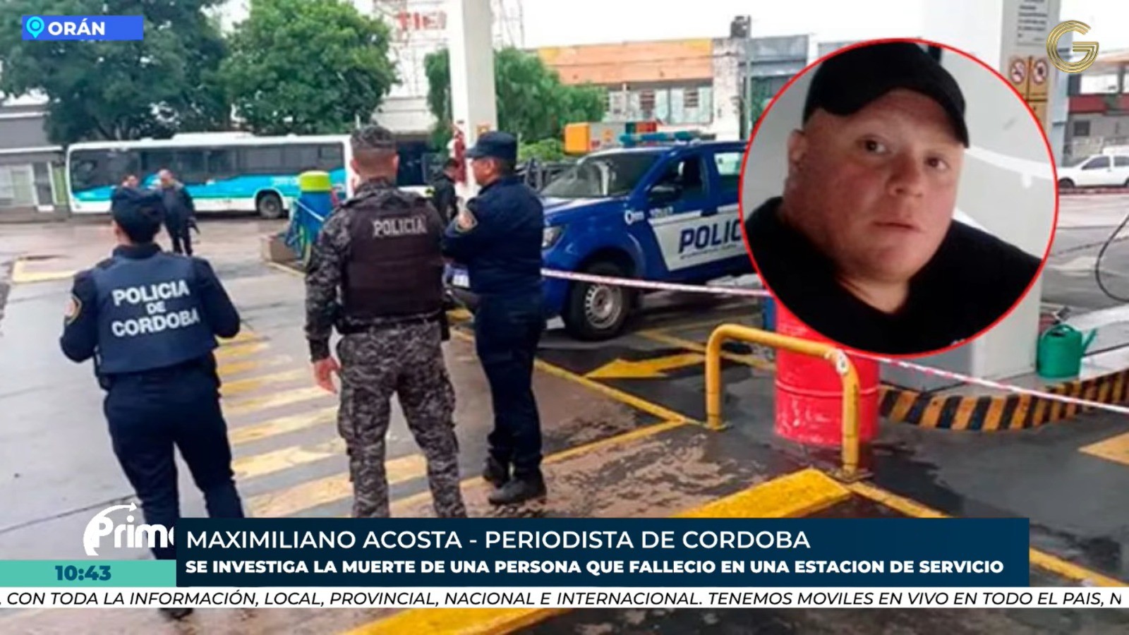 16af9e64-ea43-4c69-bed9-3b1e9f40704f.jpg Investigan la muerte de un hombre en una estación de servicio de Córdoba