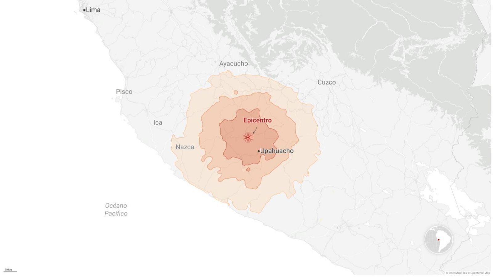 17197326.jpg Un terremoto de magnitud 7,2 sacude el suroeste de Perú