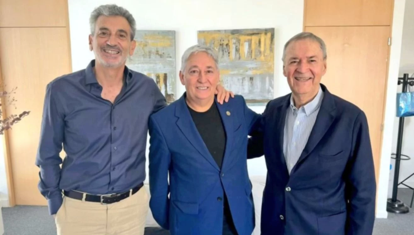 Villagra se reunió con Schiaretti y Randazzo para impulsar el partido «Hacemos» en Chubut