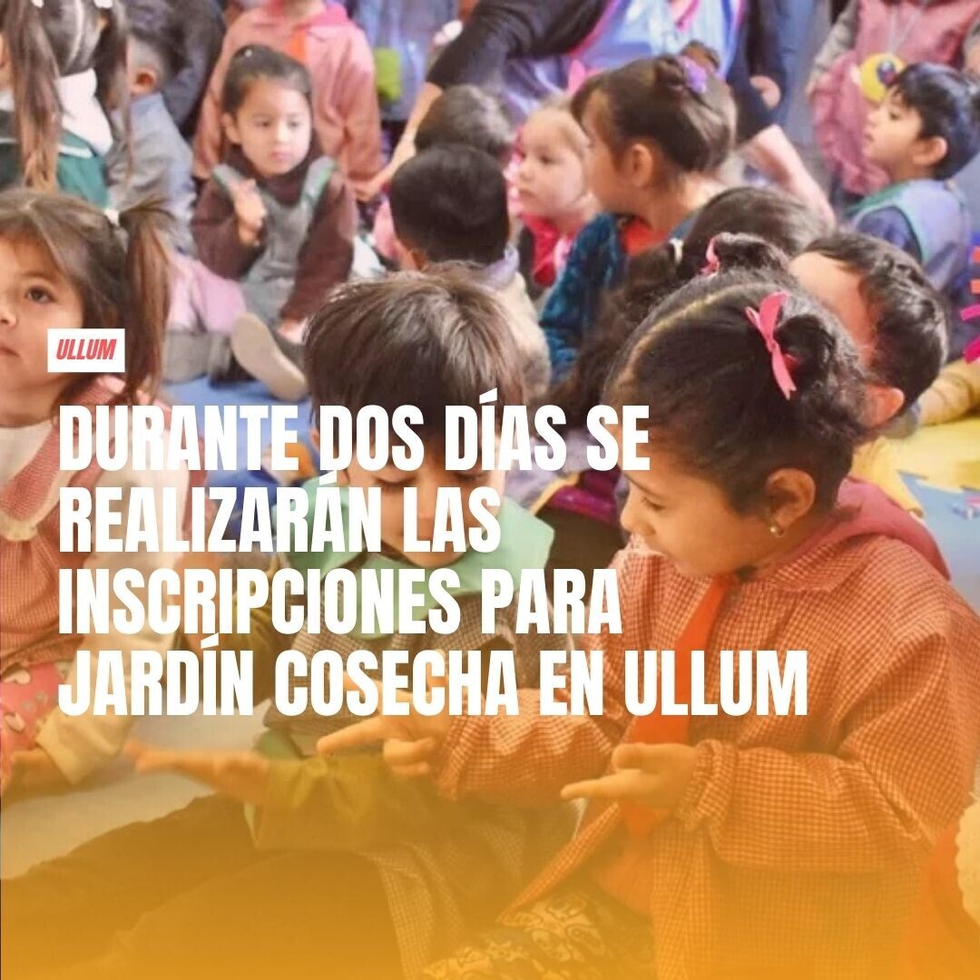 Comienza las inscripciones para El Jardín de Cosecha en Ullum
