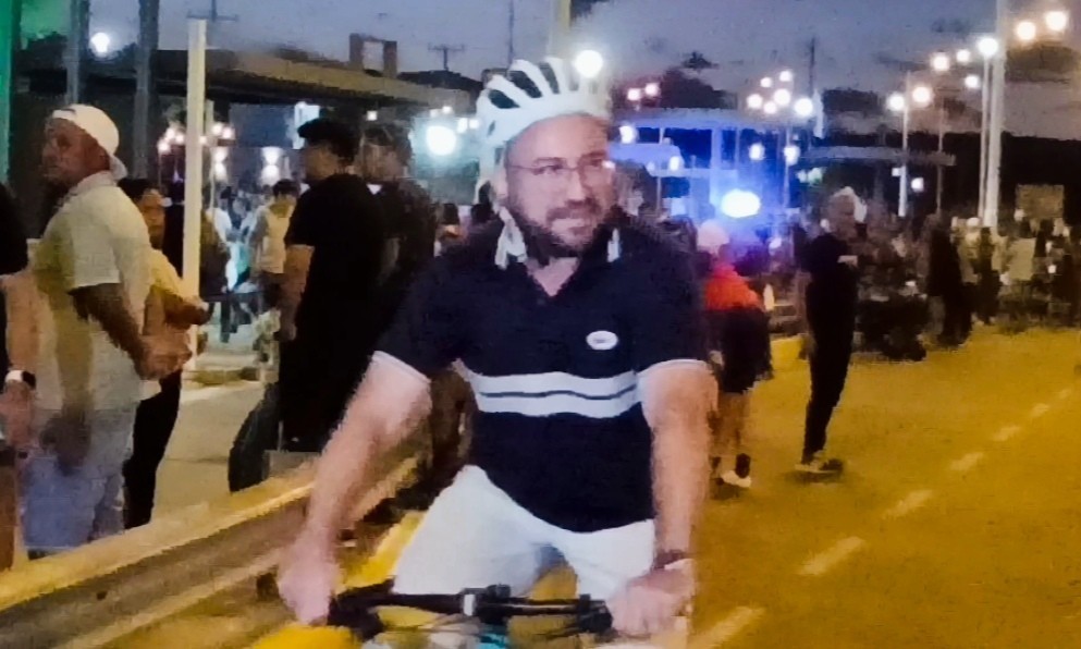 El intendente de Rivadavia,Sergio Miodowsky dejo inaugurado el flamante Parador del Ciclismo en Marquesado.