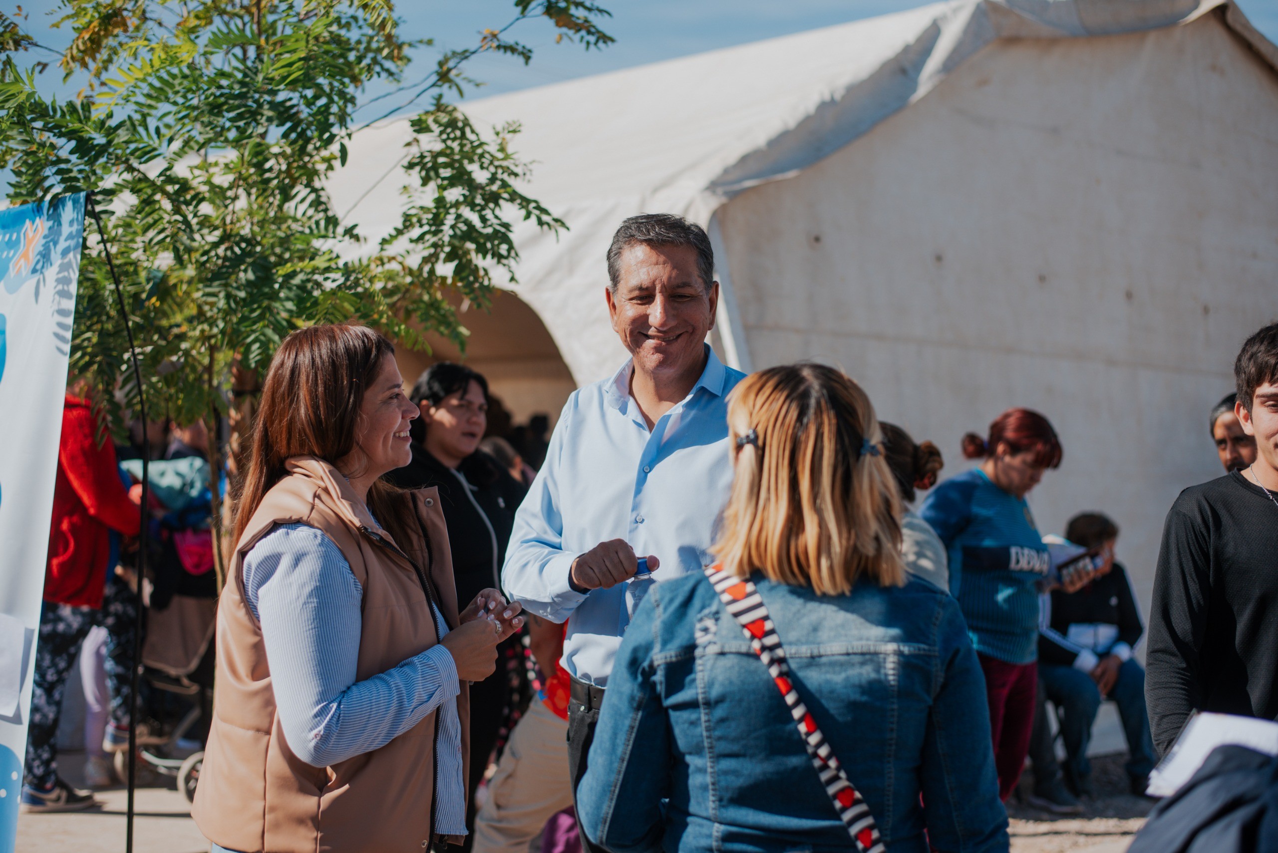 El Municipio de Pocito realizó el primer Abordaje Comunitario de 2025 en la Plazoleta del Barrio Las Pampas.