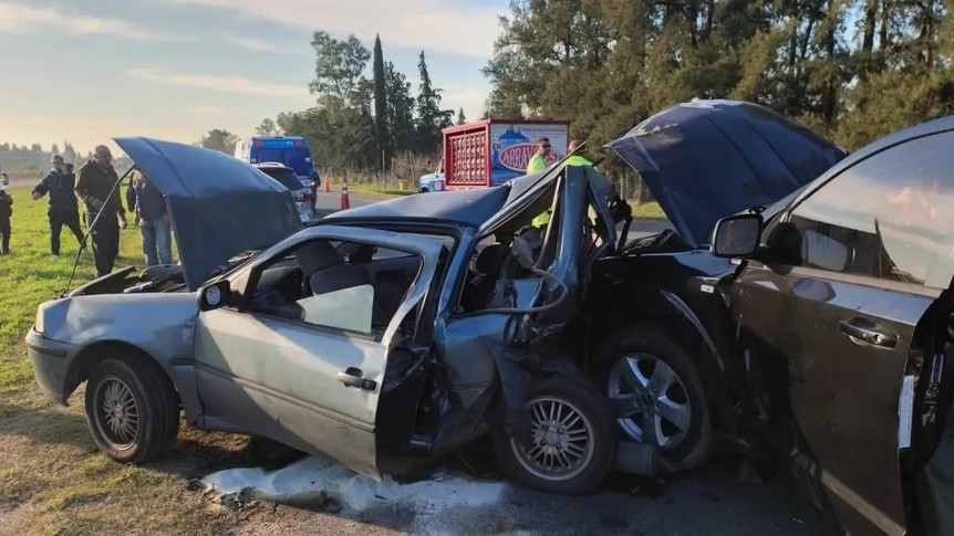 Ruta 2: Accidente en la madrugada del domingo en el kilómetro 51, ambos conductores con alcoholemia positiva