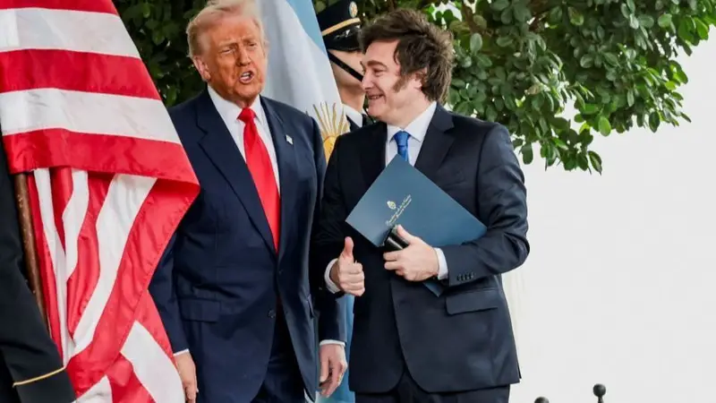 1760468041439.webp Trump acortó la visita de Milei, confundió las elecciones y amenazó a los argentinos