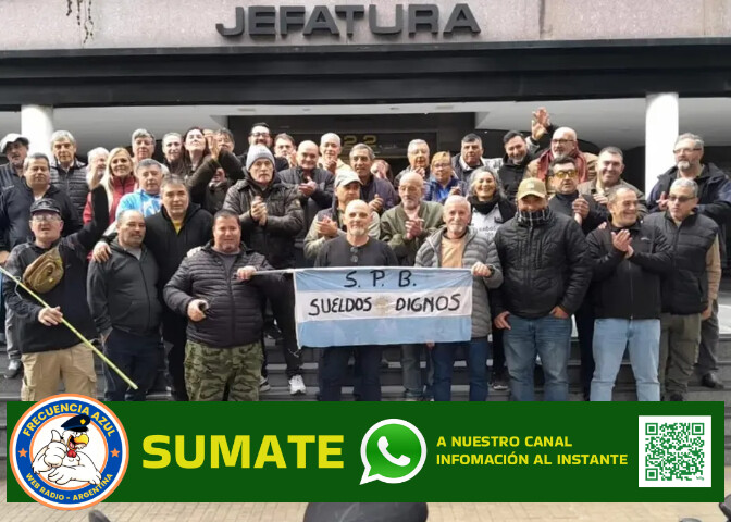 Penitenciarios retirados a la cabeza de una protesta salarial