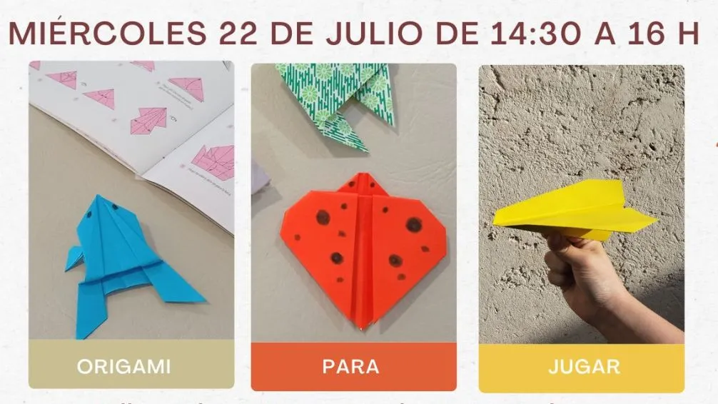 La Biblioteca San Jerónimo organiza un taller gratuito de origami para jugar en vacaciones