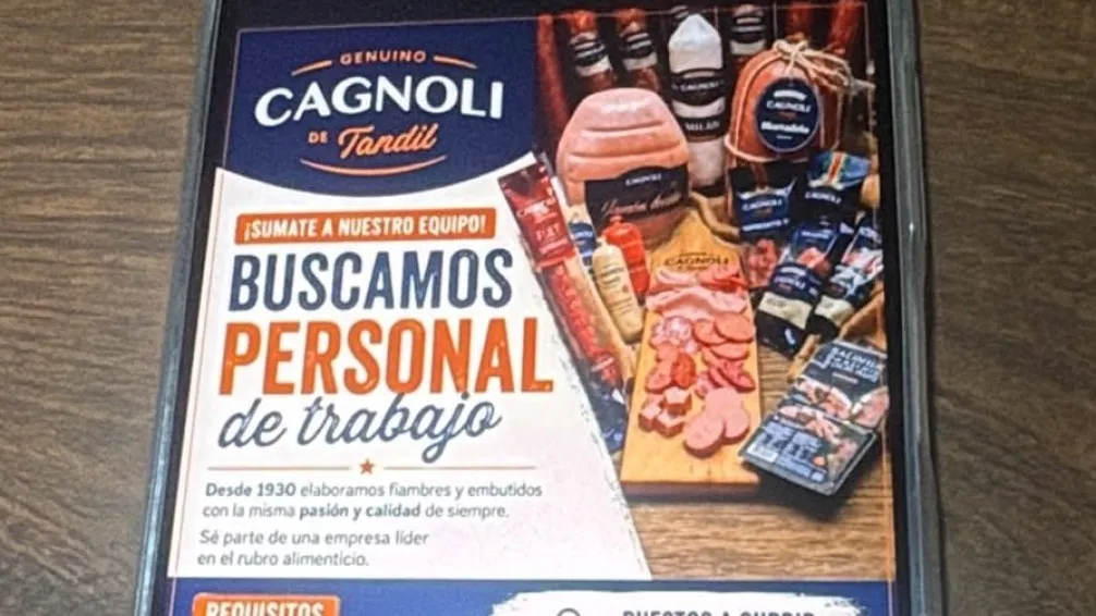 Cagnoli alerta sobre una falsa publicación de búsqueda laboral en Tandil