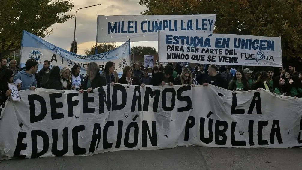 Tras anunciar paro del 18 al 21 de agosto, Unicen se suma mañana a la huelga nacional