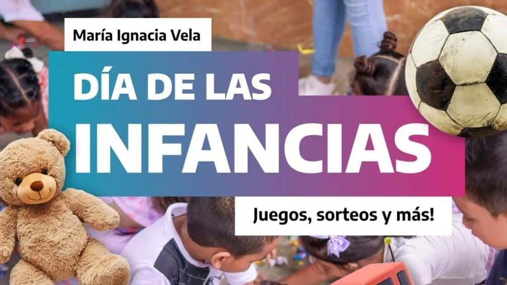 Este domingo habrá festejos en María Ignacia Vela por el Día de las Infancias