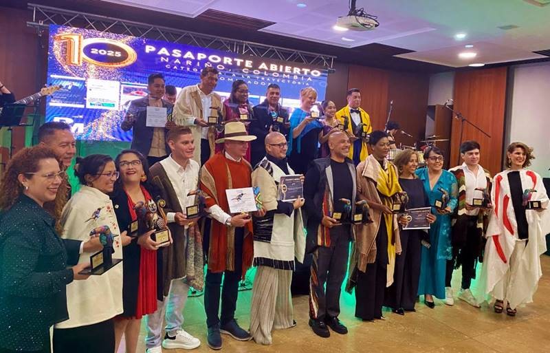 Nariño brilló con la 10ª edición del Premio Pasaporte Abierto