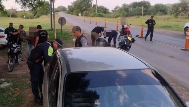 Narco detenido cuando intentaba cruzar un control de la Policía Caminera