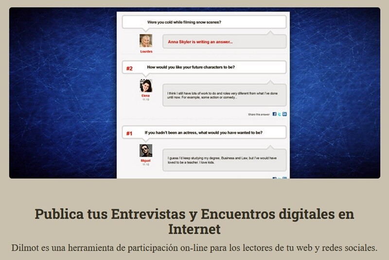 Dilmot cambia la forma de entrevistar online