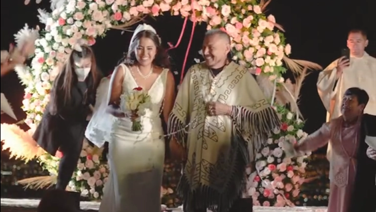 Se casó Elmer Hermosa, de los kjarkas, con Jennifer Zambrano