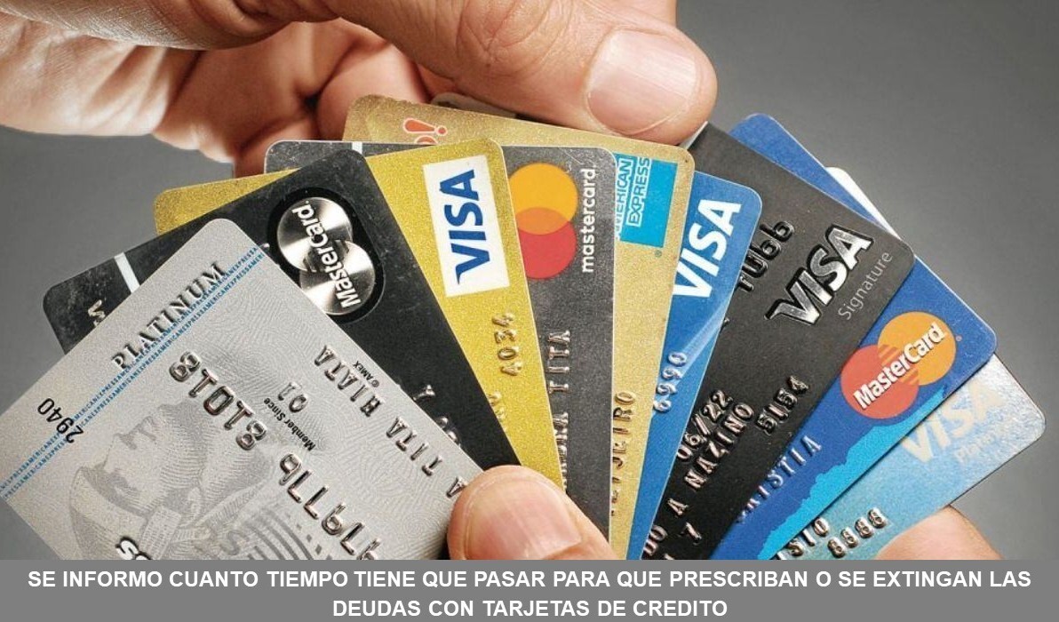 1.jpg Se informó cuanto tiempo tiene que pasar para que prescriban o se extingan las deudas con tarjetas de crédito