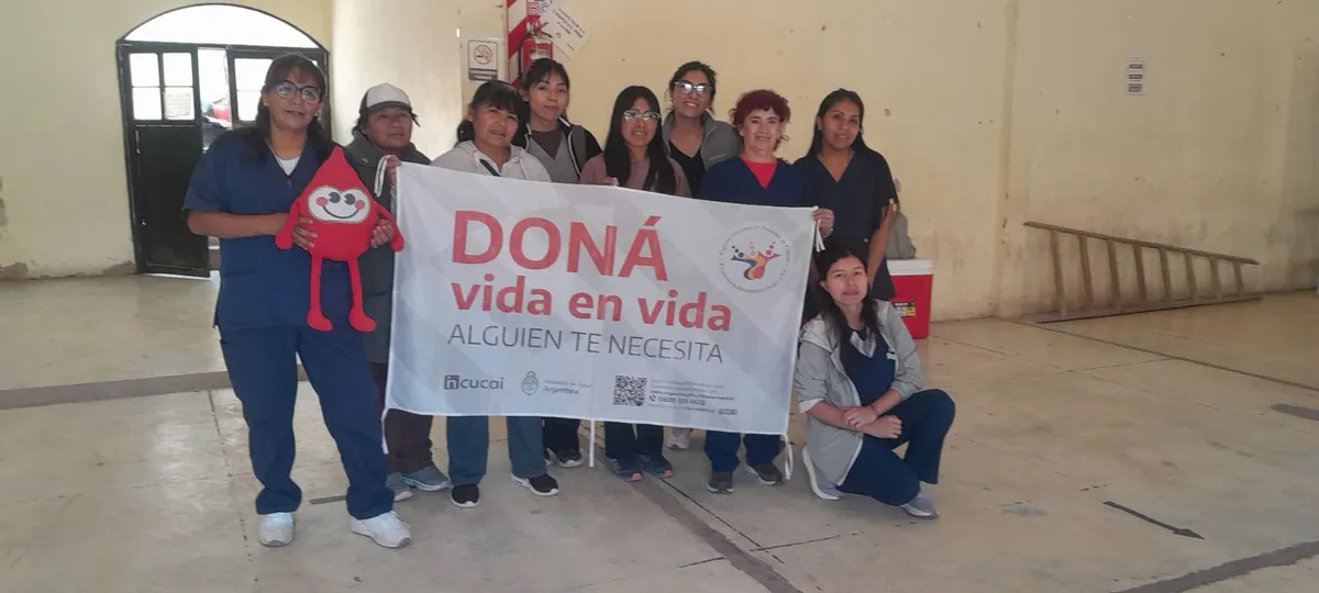 Gran respuesta en Humahuaca: más de 70 donantes voluntarios participaron de la colecta de sangre
