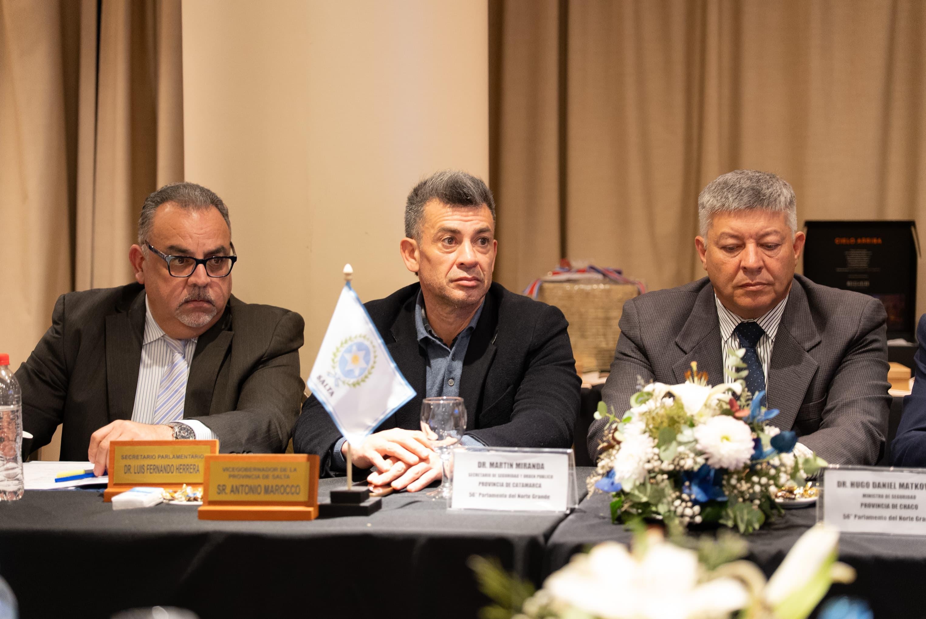 CHACO SE COMPROMETIÓ CON LA SEGURIDAD REGIONAL EN EL PLENARIO DE VICEGOBERNADORES DEL NORTE GRANDE