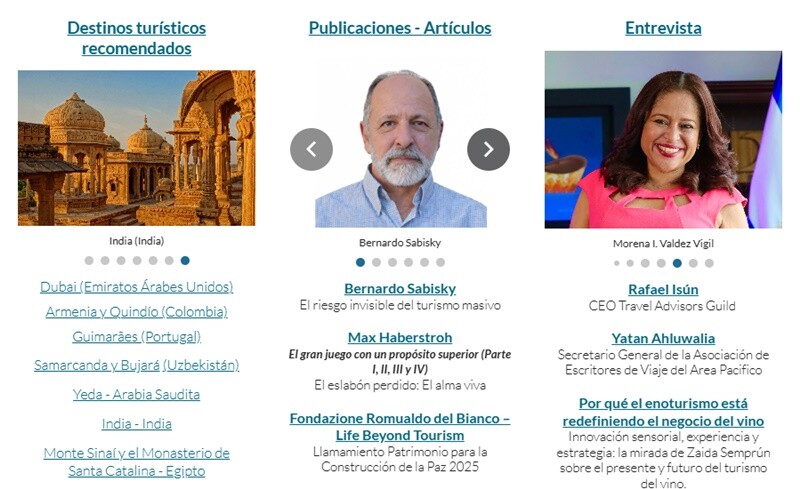 Un ensayo sobre turismo alcanza difusión internacional