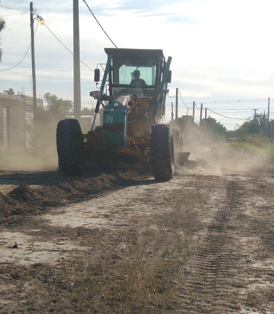 Activo accionar comunal para optimizar arterias en un vasto sector de la ciudad