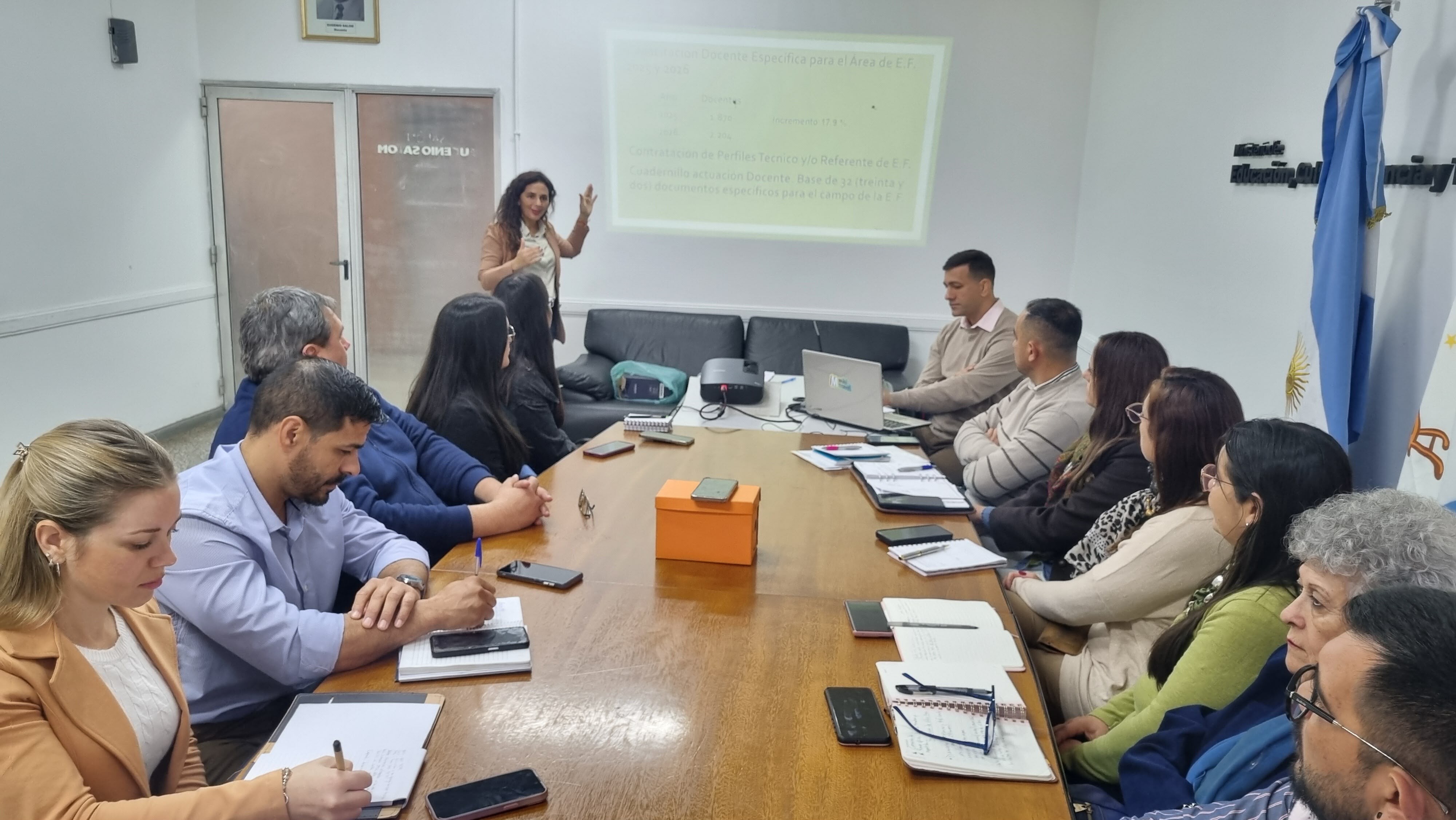 LA DIRECCIÓN DE EDUCACIÓN FÍSICA PRESENTÓ AVANCES Y PROYECTOS ANTE EL CONSEJO DE EDUCACIÓN