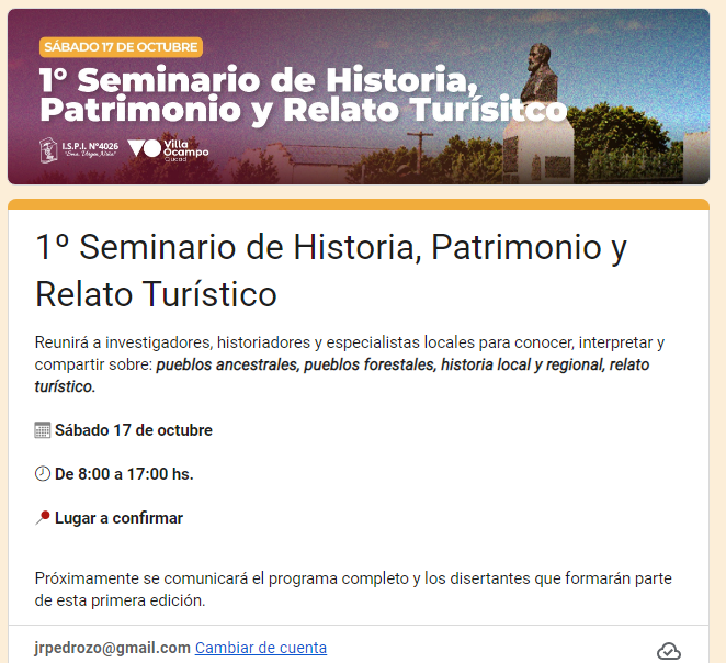 Villa Ocampo realizará el 1.º Seminario de Historia, Patrimonio y Relato Turístico