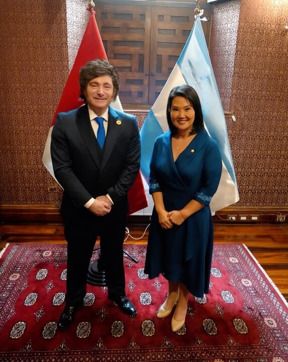 1.jpg Javier Milei se reunió en Lima con Fujimori y sumó otra aliada en la región