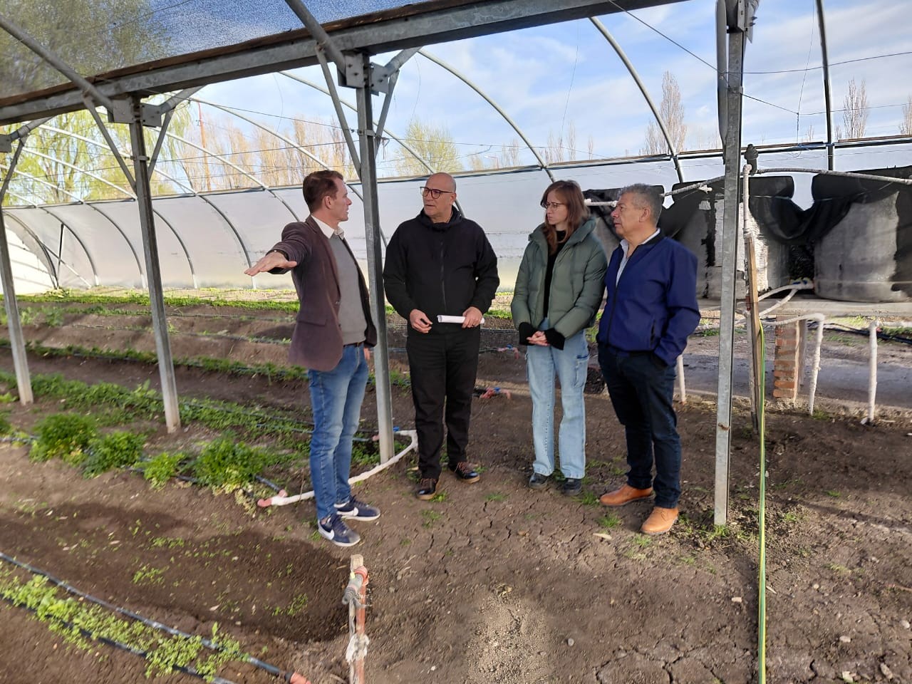 ADER y Provincia visitaron el Centro Productivo y Recreativo Arturo Roberts de Gaiman