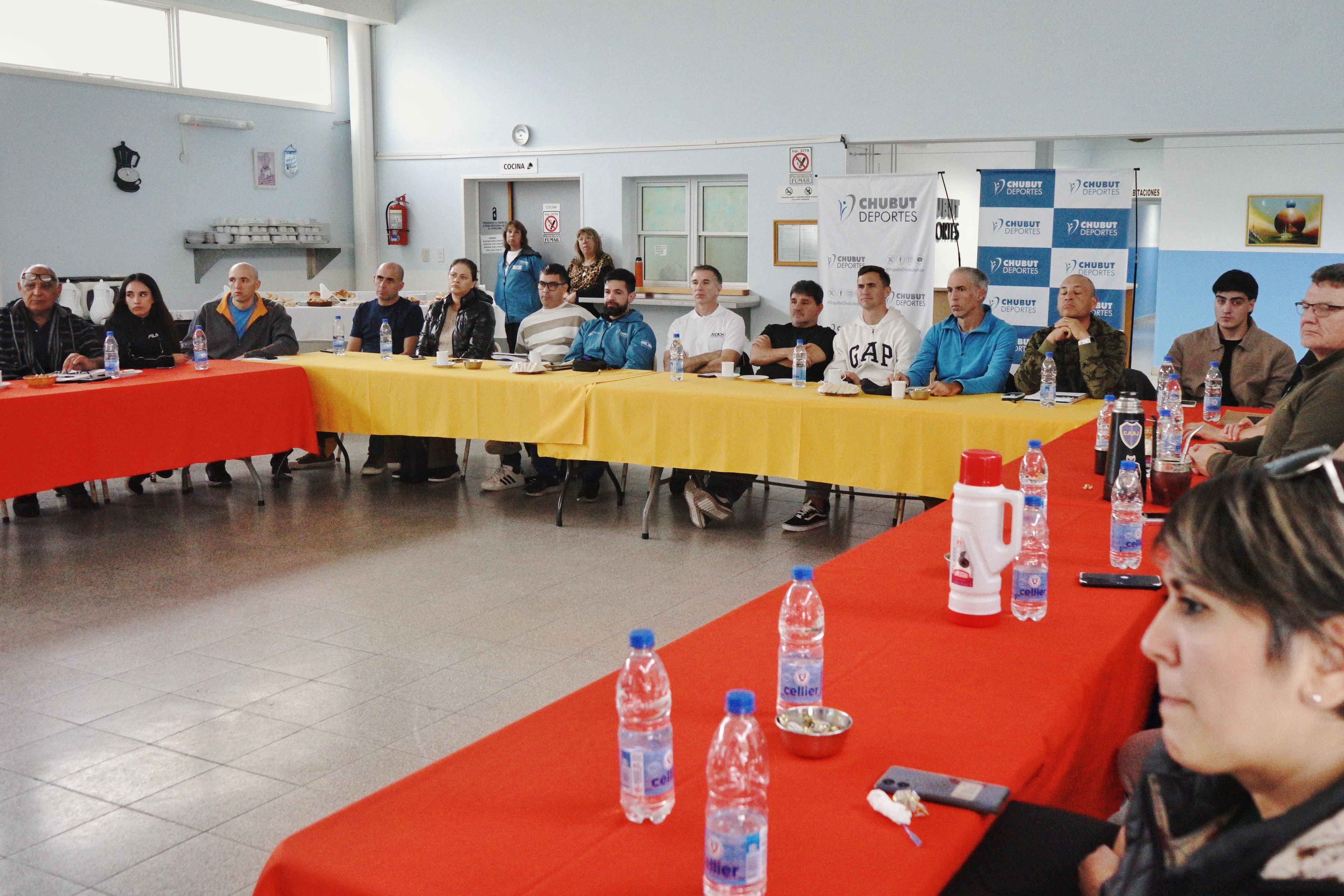 Rawson y Chubut Deporte planifican la participación local en los juegos JADAR 2025
