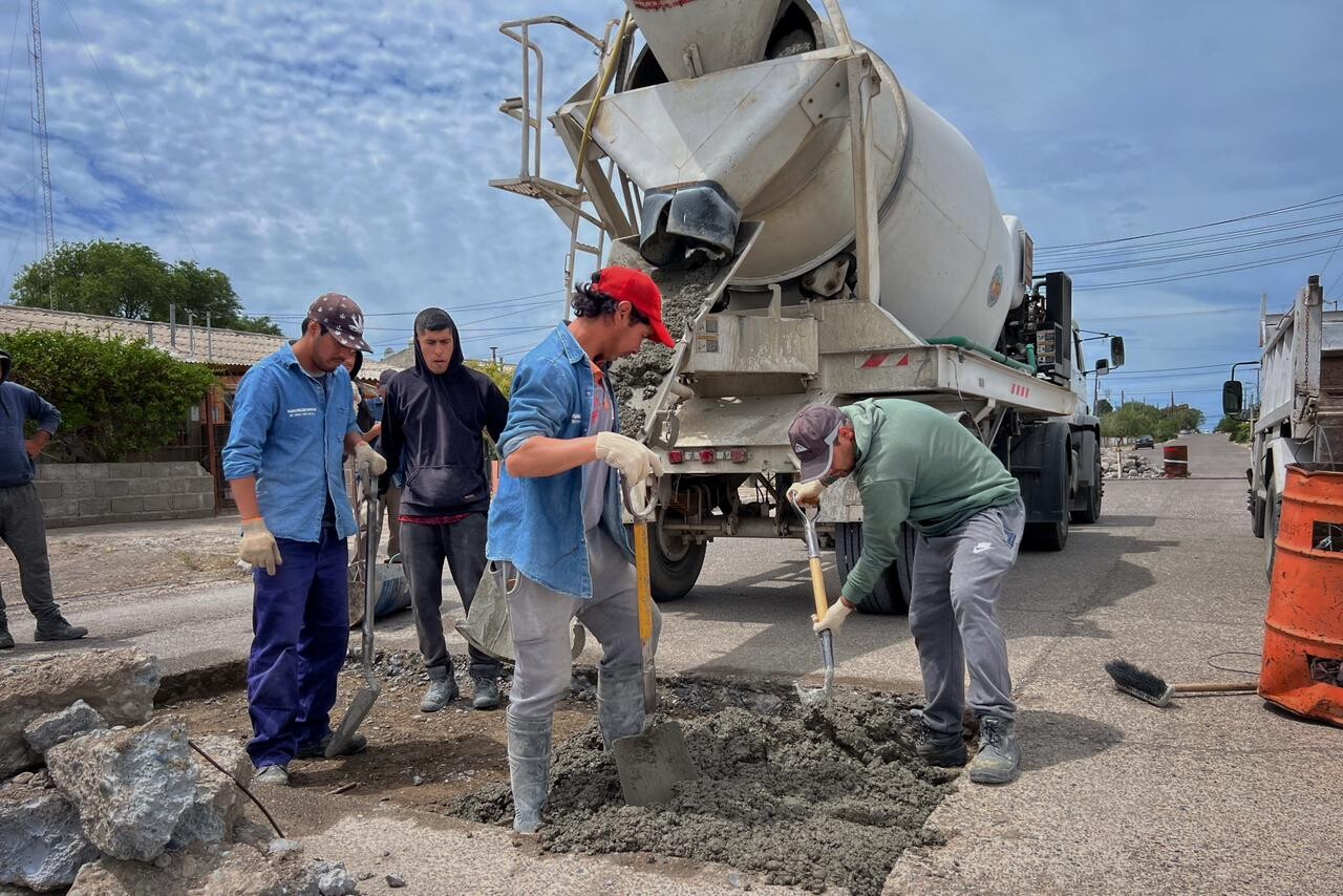 LA MUNICIPALIDAD DE RAWSON FINALIZÓ LOS TRABAJOS DE HORMIGONADO EN EL BARRIO SAN PABLO