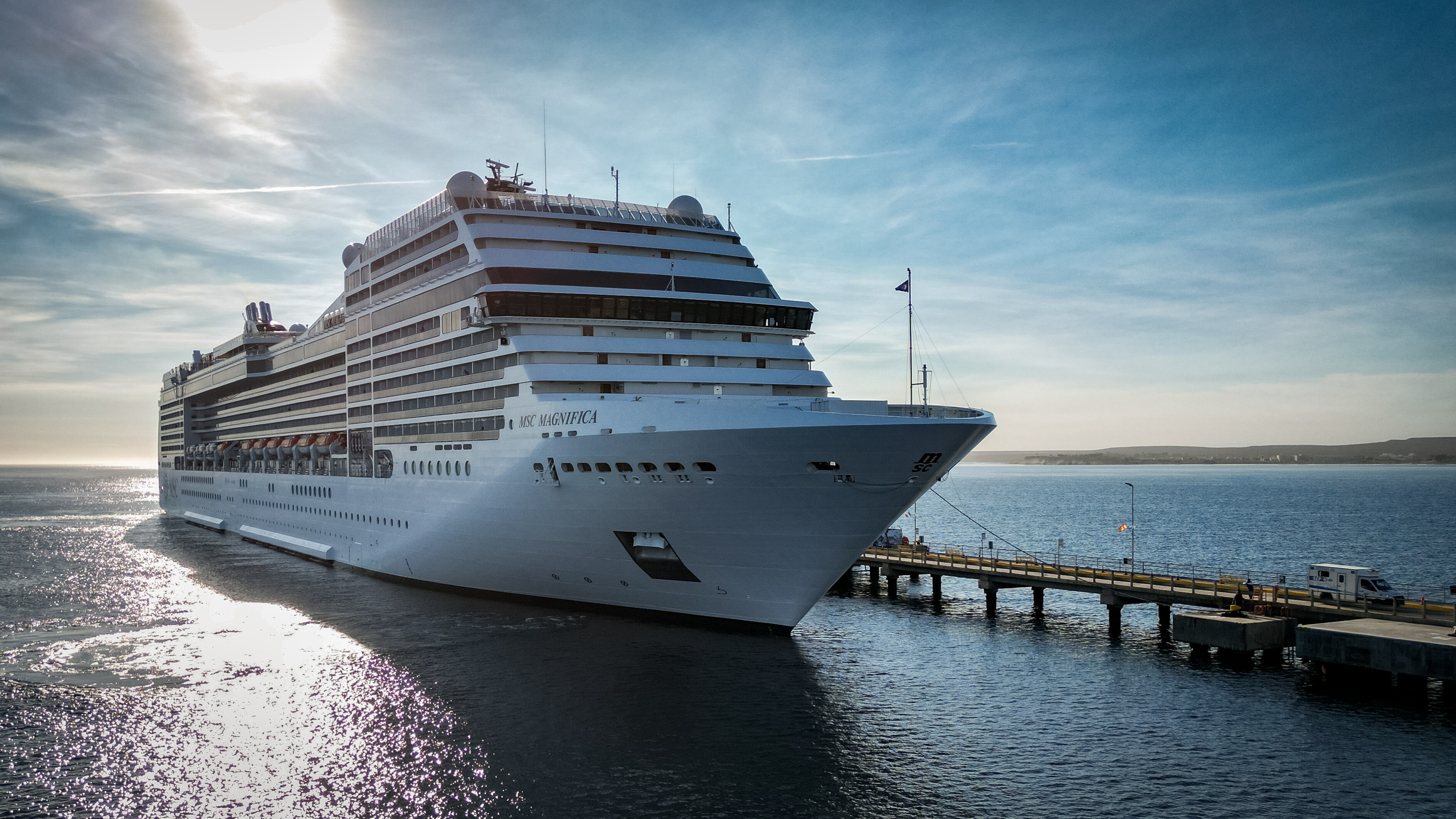 Temporada de cruceros en Chubut: Puerto Madryn recibió al MSC Magnifica en su travesía alrededor del mundo