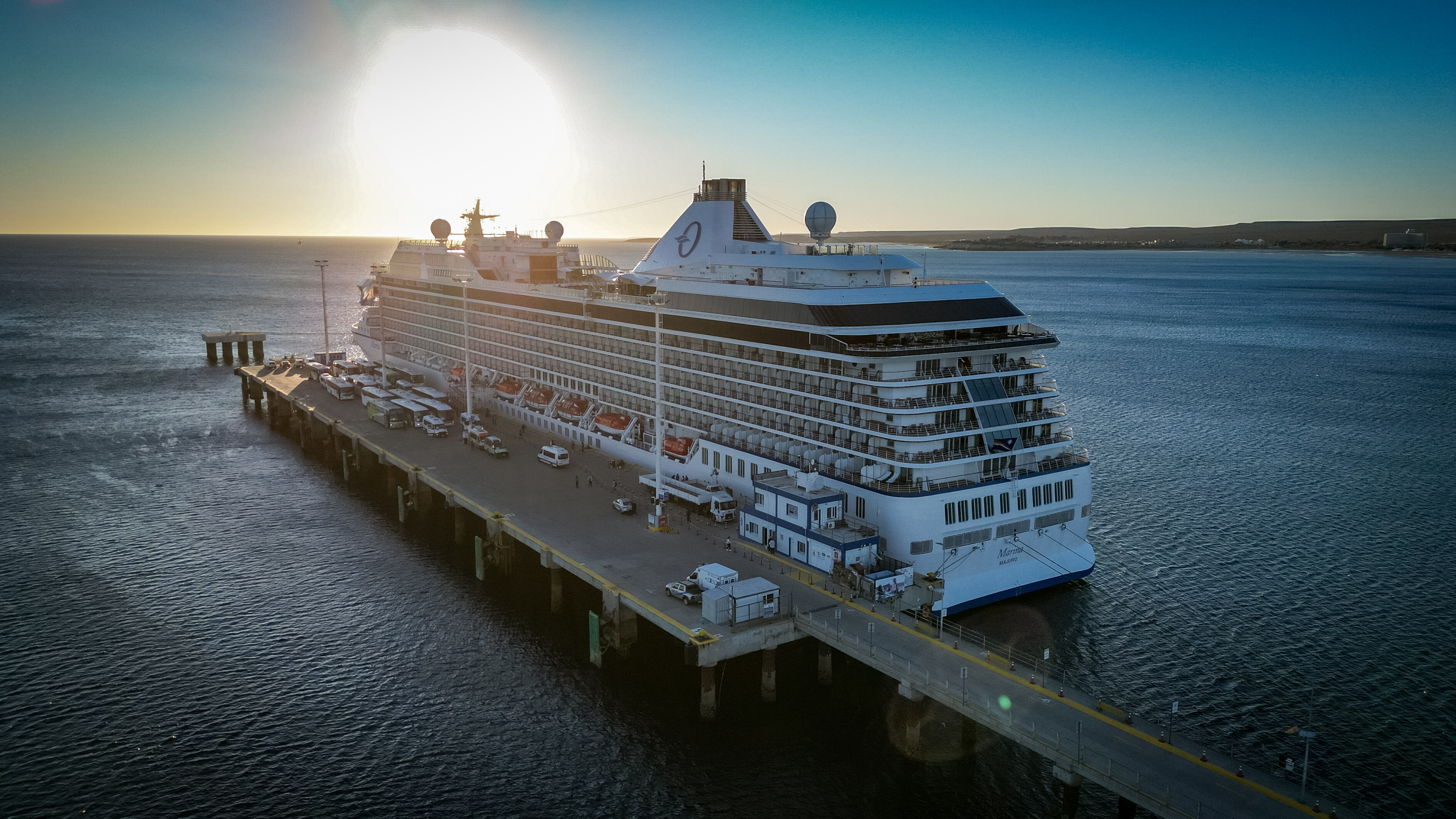 El crucero Marina arribó a Puerto Madryn en una exitosa temporada que posiciona a Chubut como destino clave