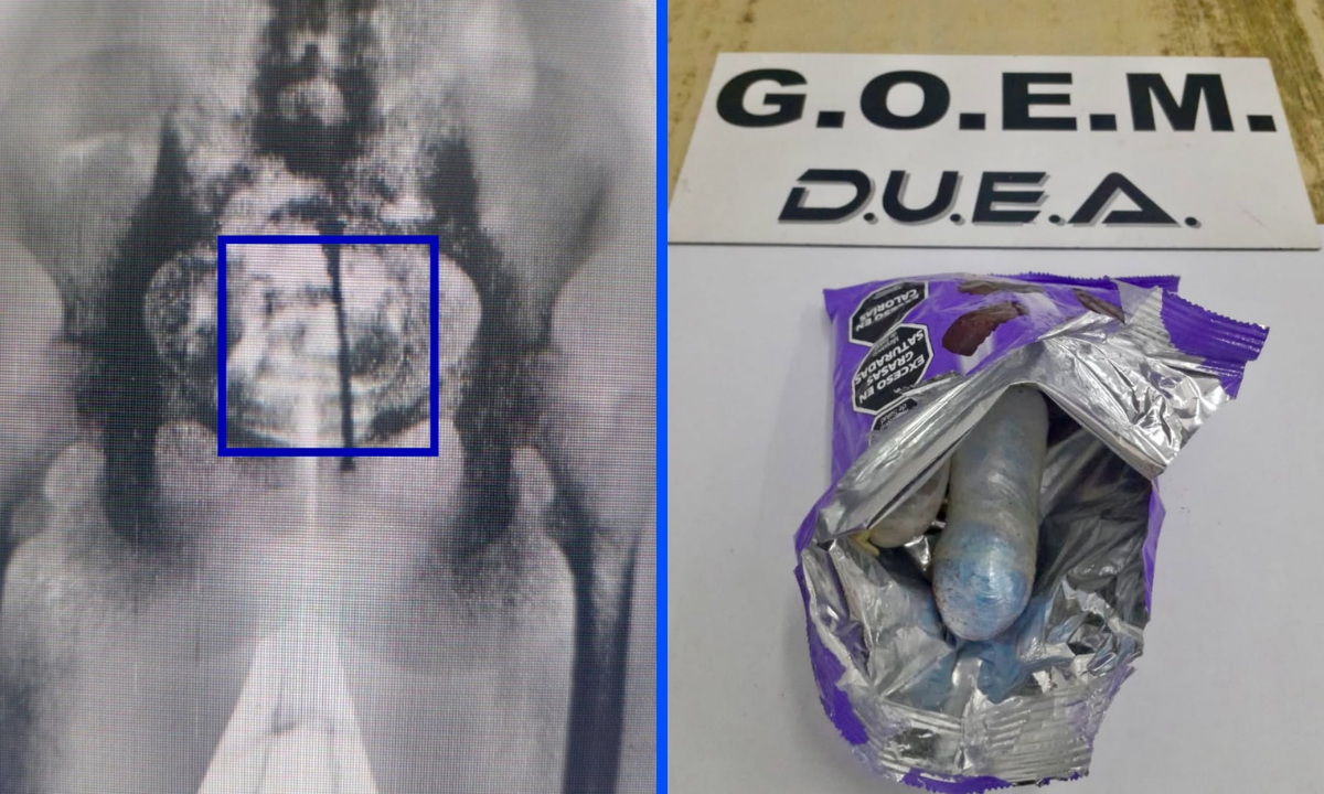 Intentaron ingresar droga a la cárcel oculta en el cuerpo y dentro de un paquete de galletas