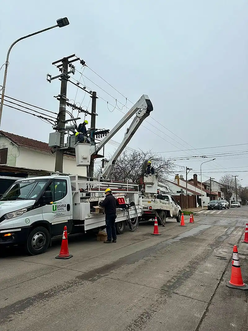 La Usina realizó obras para fortalecer y modernizar la red eléctrica
