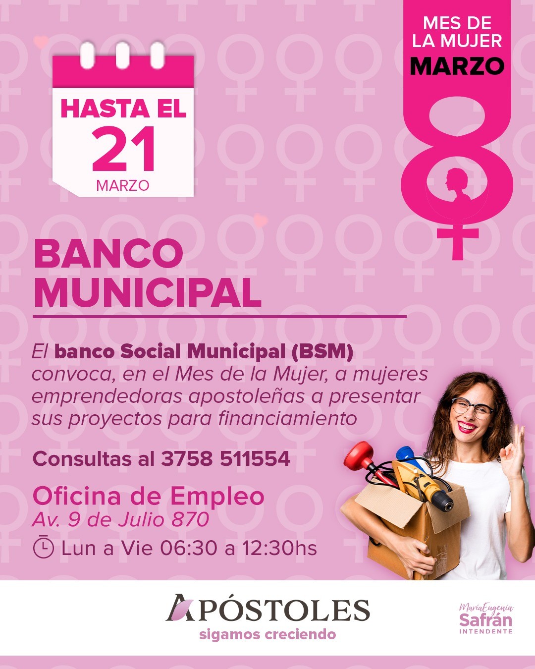 Oportunidad única para mujeres emprendedoras