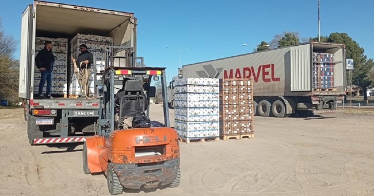 2114351.jpg Camiones brasileños multados en La Pampa por exceso de más de 4.000 kilos