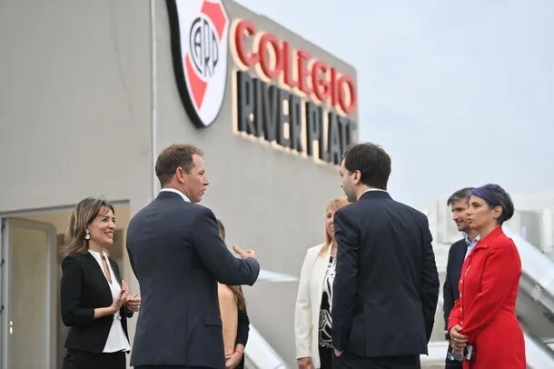 River inauguró el nuevo edificio del «colegio de los campeones del mundo»