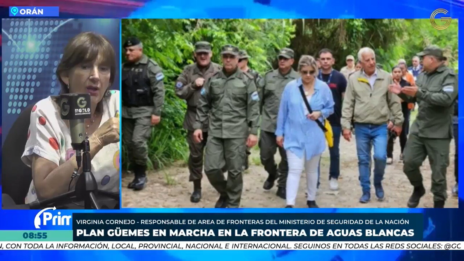 22a5cc9f-2e7d-489e-a9b7-3e263e0d7b1d.jpg Plan Güemes en marcha para la frontera de Aguas Blancas
