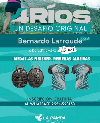 La Pampa | Bernardo Larroudé: deporte y turismo en defensa del Río Quinto
