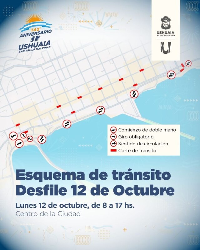 MAIPÚ ESTARÁ CORTADA DE 8 A 17 HORAS Y PREFECTURA NAVAL SERÁ HABILITADA COMO DOBLE MANO MAIPÚ ESTARÁ CORTADA DE 8 A 17 HORAS Y PREFECTURA NAVAL SERÁ HABILITADA COMO DOBLE MANO