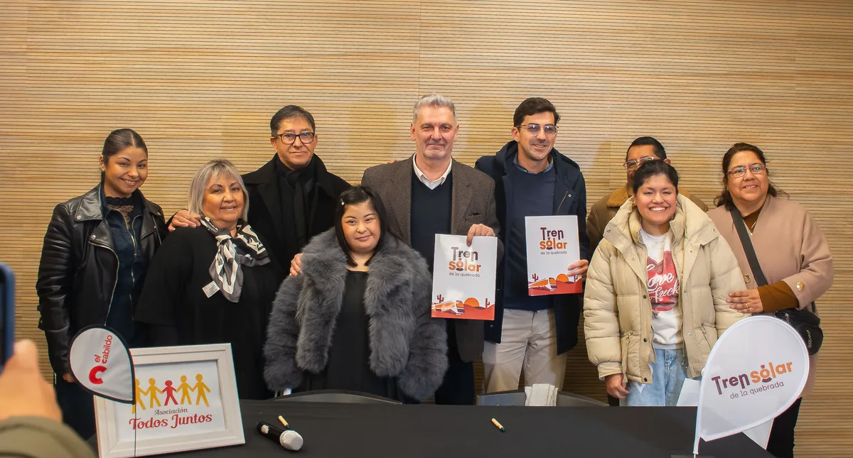 Tren Solar de la Quebrada firma un convenio de cooperación con la Asociación Todos Juntos
