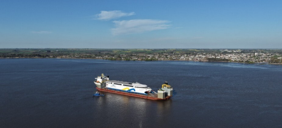 China Zorrilla: nuevo ferry eléctrico para el Río de la Plata