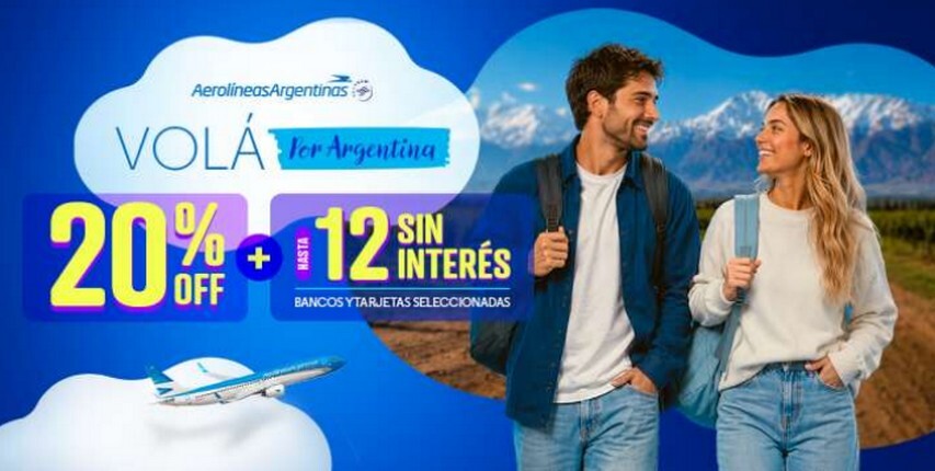 Nueva promo doméstica Aerolíneas Argentinas