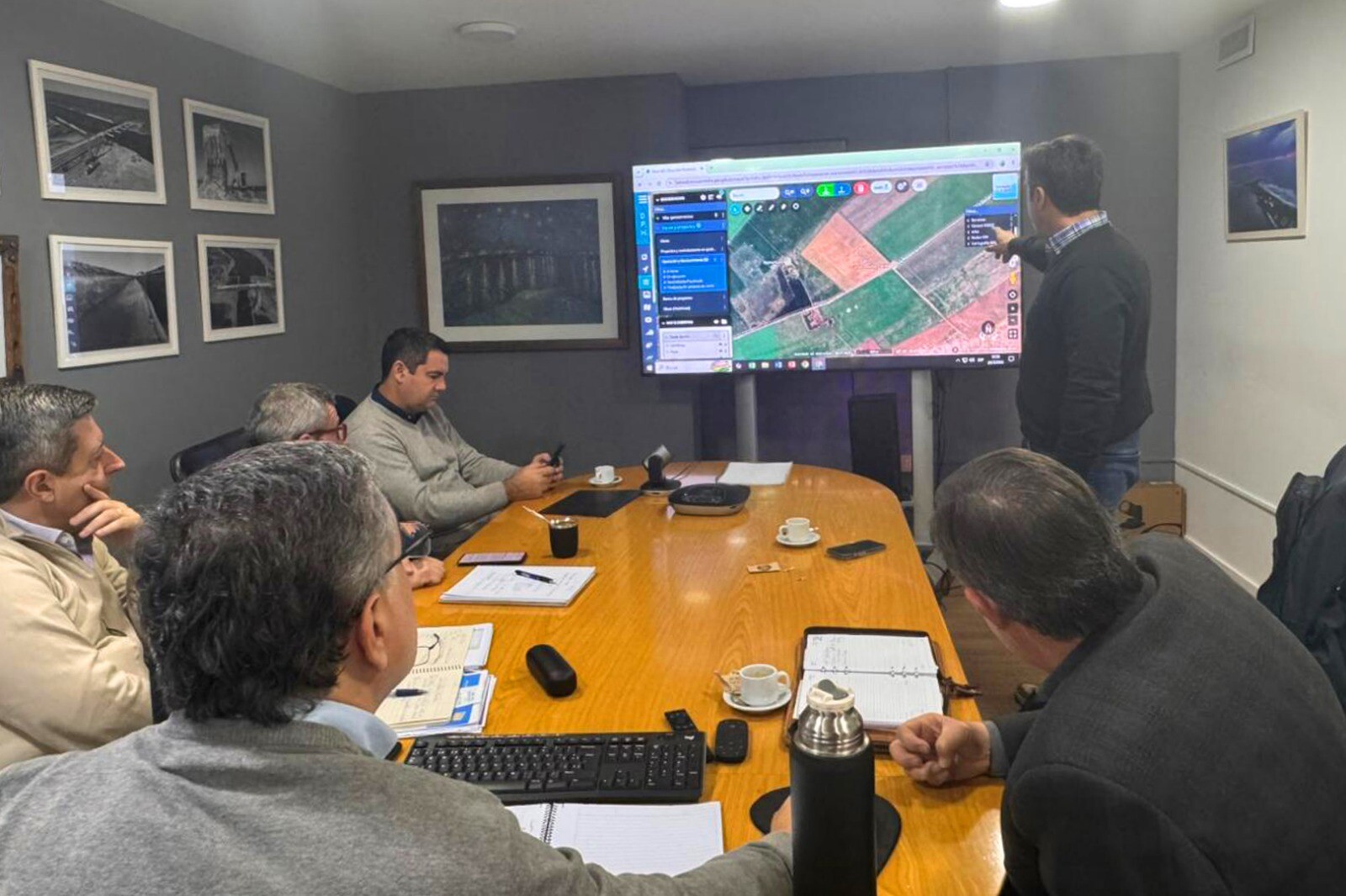 El Intendente gestionó en Provincia obras urgentes y asistencia económica por la emergencia hídrica en Necochea
