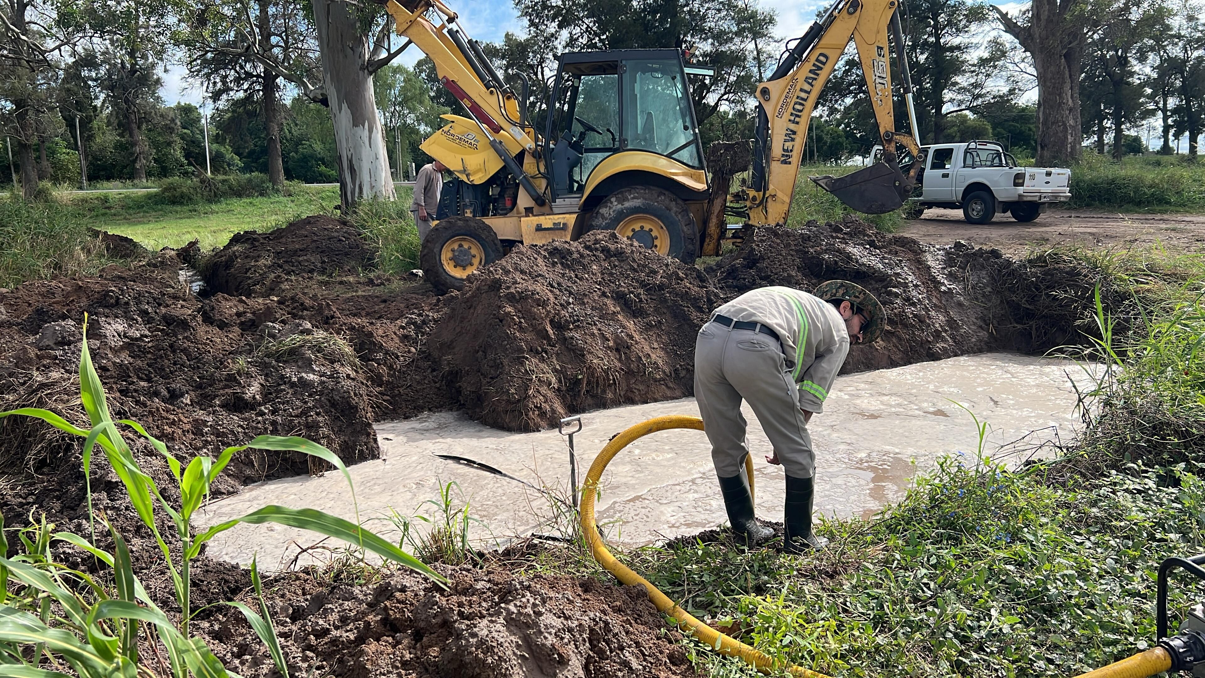 TRAS UNA COMPLEJA REPARACIÓN: SAMEEP NORMALIZÓ EL SERVICIO DE AGUA EN SAN BERNARDO