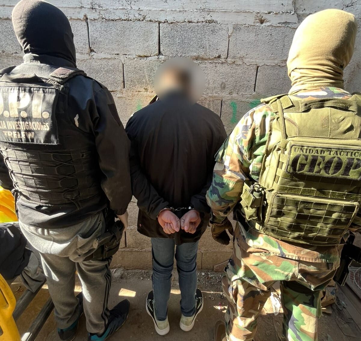 En Trelew, la Policía del Chubut detuvo un sujeto por una tentativa de robo y lesiones graves
