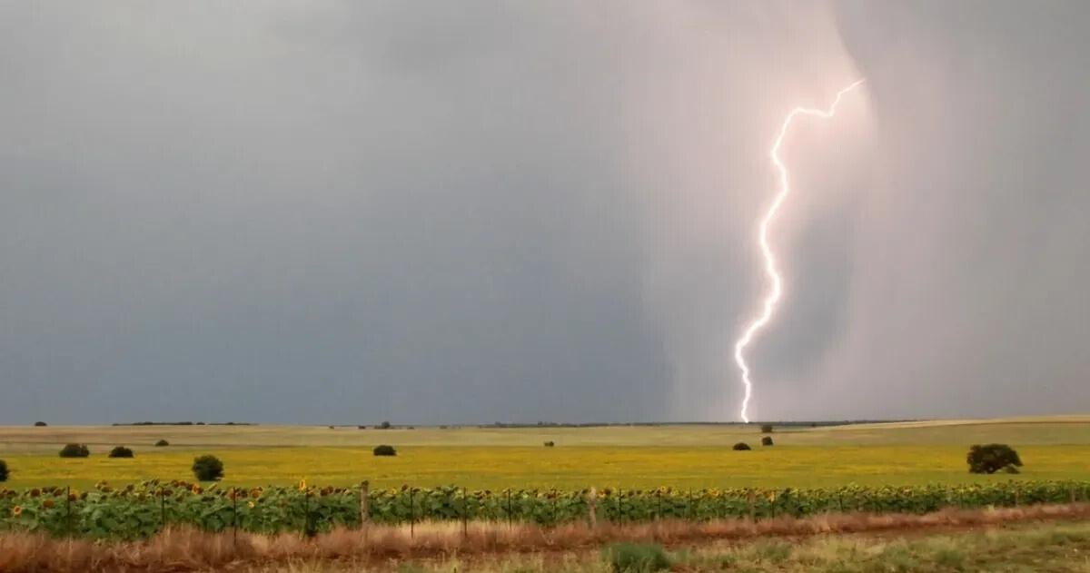 El SMN emitió una alerta amarilla por tormentas para gran parte de La Pampa