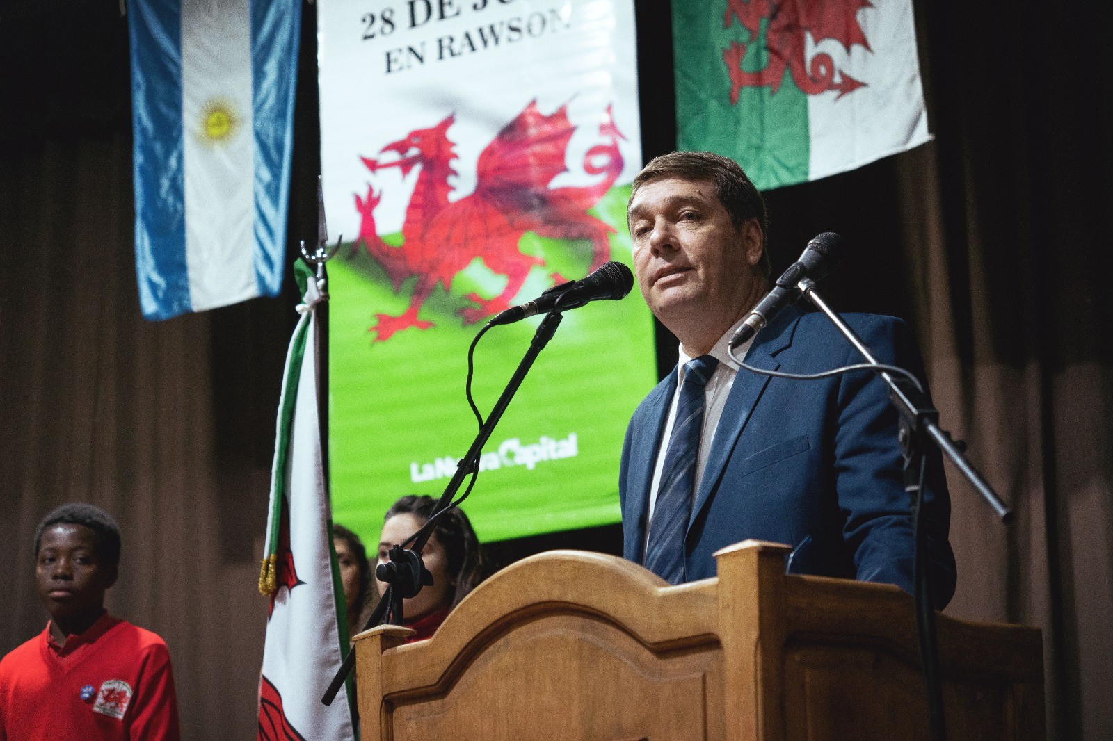 Rawson conmemoró los 160 años del desembarco de los colonos galeses